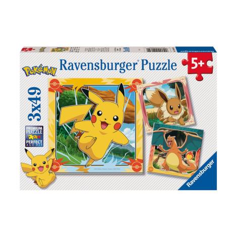 Pokemon 3 x 49pc Jigsaw Puzzles £6.99